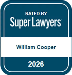 Super Lawyers 2026 badge for William Cooper