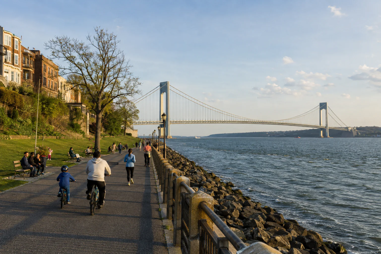 Vista de Bay Ridge, Brooklyn, Nueva York