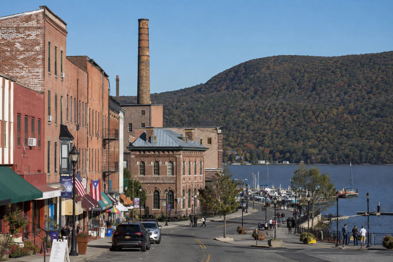 Vista de Haverstraw, condado de Rockland, Nueva York