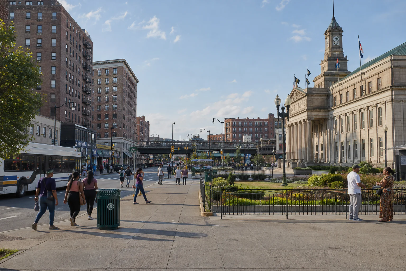 Vista de Mount Vernon, Nueva York