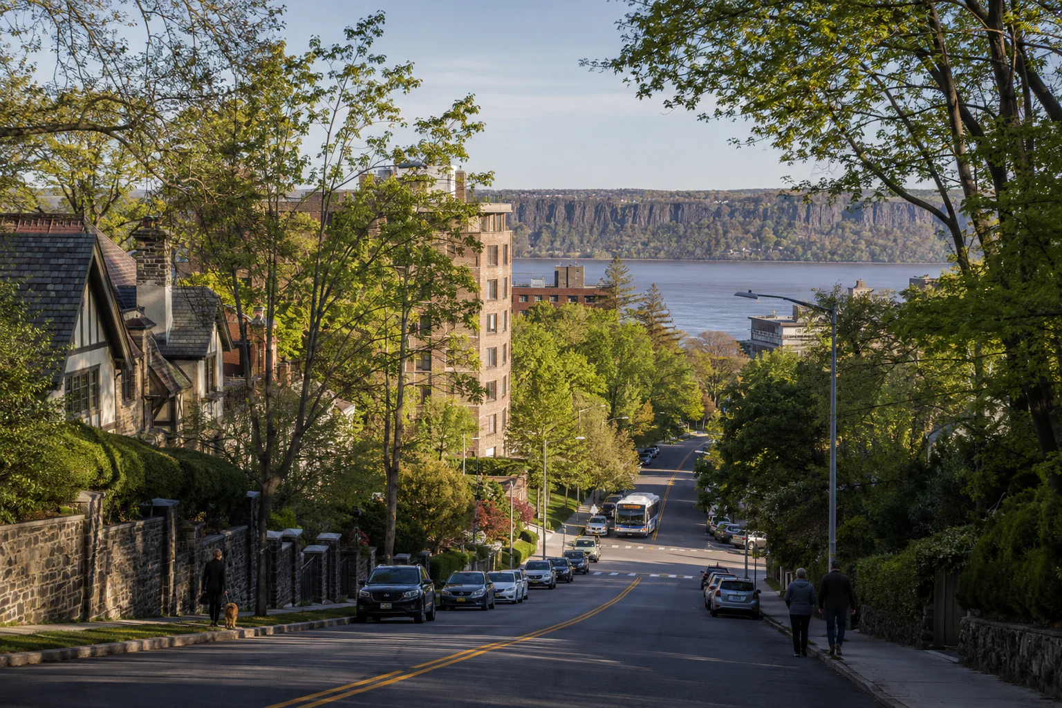 Vista de Riverdale, Bronx, Nueva York
