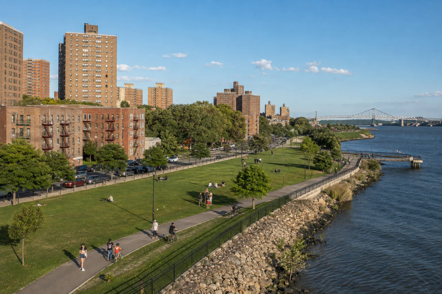 Vista de Soundview, Bronx, Nueva York