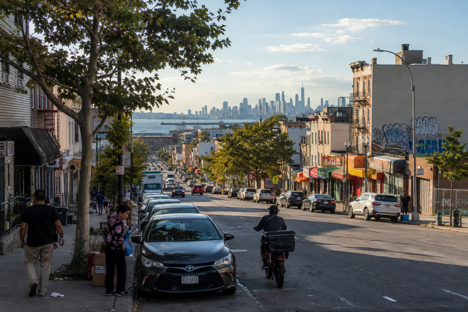 Vista de Sunset Park, Brooklyn, Nueva York