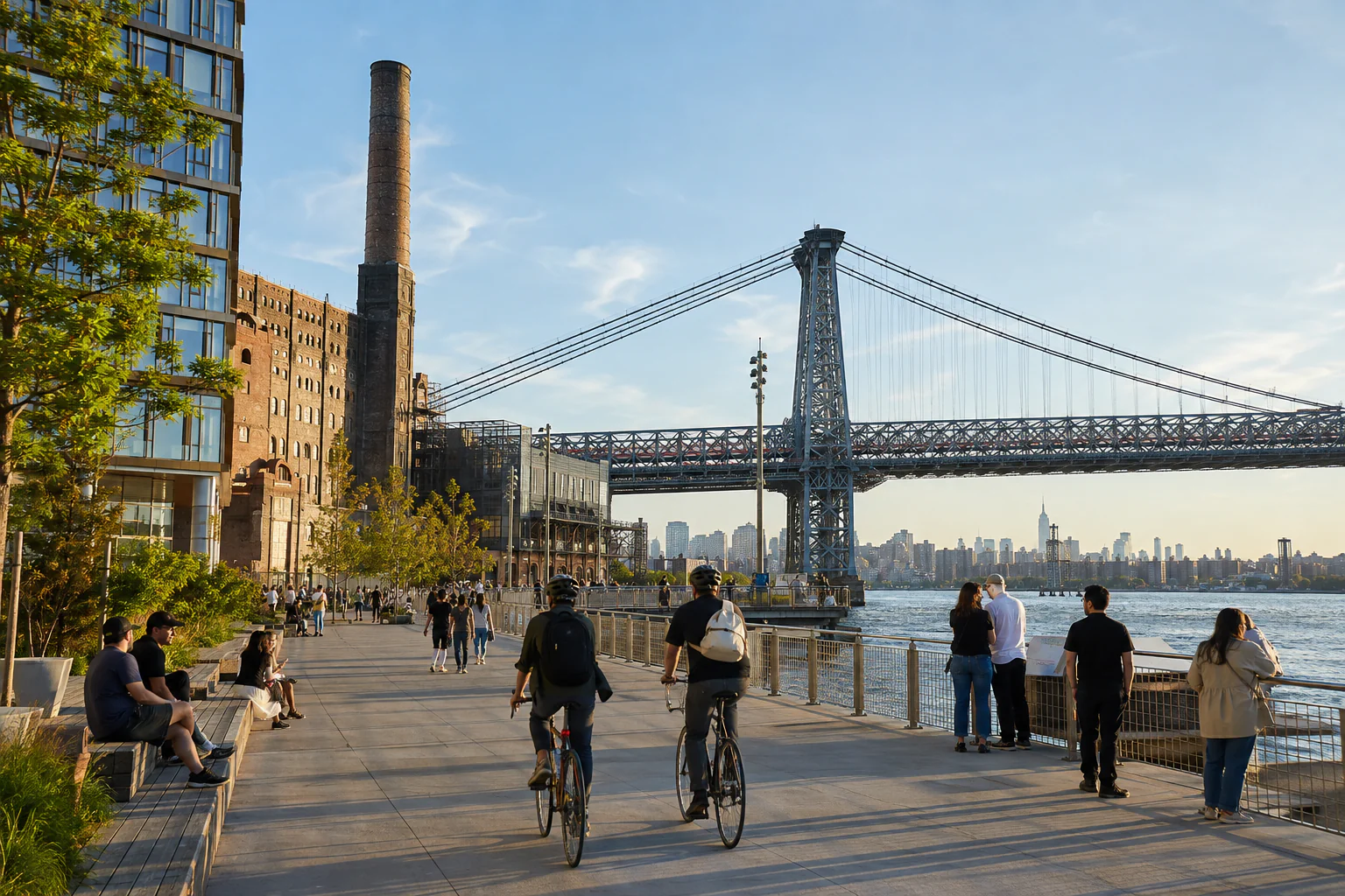 Vista de Williamsburg, Brooklyn, Nueva York